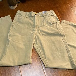 Mens size 32x32 carhartt relaxed fit pants khaki tan 102291-253